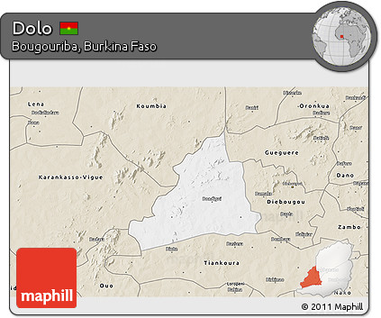 Classic Style 3D Map of Dolo