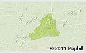 Physical 3D Map of Dolo, lighten