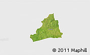 Satellite 3D Map of Dolo, single color outside