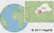 Savanna Style Location Map of Dolo, highlighted country, highlighted parent region