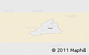 Classic Style Panoramic Map of Dolo, single color outside