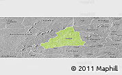 Physical Panoramic Map of Dolo, desaturated