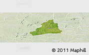 Satellite Panoramic Map of Dolo, lighten