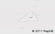 Silver Style Panoramic Map of Dolo, single color outside