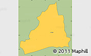 Savanna Style Simple Map of Dolo, cropped outside