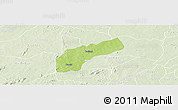Physical Panoramic Map of Founzan, lighten