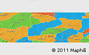 Political Panoramic Map of Founzan
