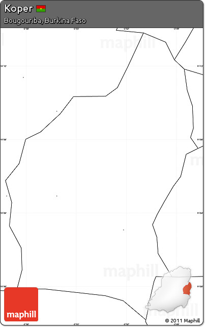 Blank Simple Map of Koper