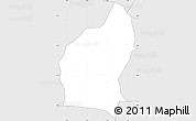 Silver Style Simple Map of Koper