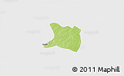 Physical 3D Map of Koti, single color outside