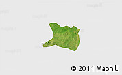 Satellite 3D Map of Koti, single color outside