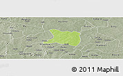 Physical Panoramic Map of Koti, semi-desaturated