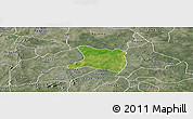 Satellite Panoramic Map of Koti, semi-desaturated
