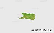 Satellite Panoramic Map of Koti, single color outside