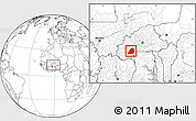 Blank Location Map of Bougouriba, within the entire country