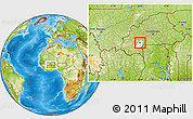 Physical Location Map of Oronkua, highlighted parent region