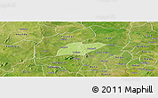Physical Panoramic Map of Oronkua, satellite outside