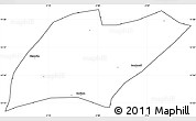 Blank Simple Map of Oronkua, cropped outside