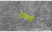 Satellite 3D Map of Zambo, desaturated