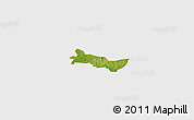 Satellite Panoramic Map of Zambo, single color outside