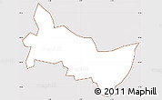 Classic Style Simple Map of Zambo, cropped outside