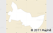Classic Style Simple Map of Zambo, single color outside