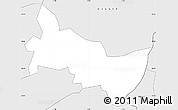 Silver Style Simple Map of Zambo