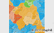 Political Shades Map of Boulgou