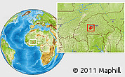 Physical Location Map of Boulkiemde