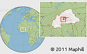 Savanna Style Location Map of Ramongo, highlighted country, highlighted parent region