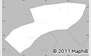 Gray Simple Map of Ramongo