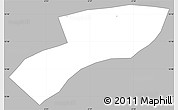 Gray Simple Map of Ramongo, single color outside