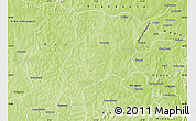 Physical Map of Loropeni