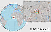 Gray Location Map of Sindou