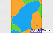 Political Simple Map of Sindou