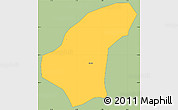 Savanna Style Simple Map of Sindou, single color outside