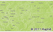 Physical 3D Map of Diapangou