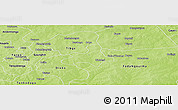 Physical Panoramic Map of Diapangou