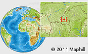 Physical Location Map of Bobo-Dioulasso