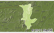 Physical 3D Map of Fo, darken