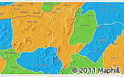 Political 3D Map of Fo