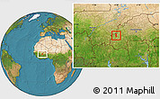 Satellite Location Map of Fo