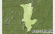 Physical Map of Fo, darken