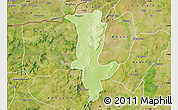 Physical Map of Fo, satellite outside