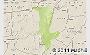 Physical Map of Fo, shaded relief outside
