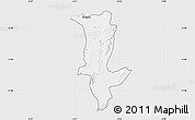 Silver Style Map of Fo, single color outside