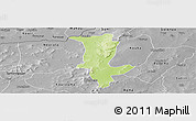 Physical Panoramic Map of Fo, desaturated