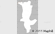 Gray Simple Map of Fo