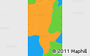 Political Simple Map of Fo