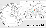 Blank Location Map of Kombori, highlighted parent region
